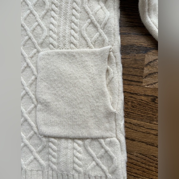 Neiman Marcus wool/cashmere blend sweater with pockets, size L - Picture 4 of 10